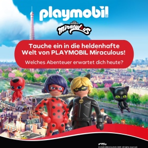 Set de Joaca PLAYMOBIL Miraculous Ladybug si Cat Noir - Figurine, Accesorii, 4 ani - Img 6