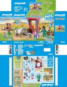 Set de Joaca PLAYMOBIL - Veterinar pentru Esei, pentru Copii de la 4 Ani, 71471 - Img 7