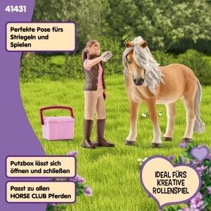 Set de Joaca Schleich cu Ponei Islandez si Dama de Ingrijire, 5 Piese - Img 3