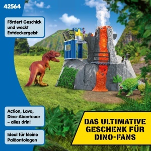 Set de Joaca Schleich Dinosauri - Expeditia Mare a Vulcanului, 60 piese, pentru copii de la 3 ani - Img 7