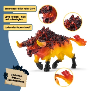 Set de Joaca Schleich ELDRADOR Battle CAVE Arena Lava vs. Schatten, 71 Piese - Img 7