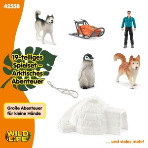 Set de Joaca Schleich - Expeditia Antartica 42558, 19 Piese, pentru 3 Ani - Img 6