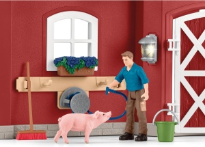Set de Joaca Schleich - Ferma Mare cu Casa de Fermier, 92 Piese - Img 9