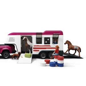 Set de Joaca Schleich Horse Club - Camion cu Remorca, 119 Piese, pentru Copii 5 - Img 7