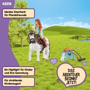 Set de Joaca Schleich Horse Club Mia Spotty, 9 Piese, pentru Copii de la 5 Ani - Img 7