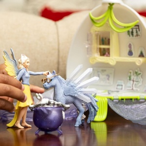 Set de Joaca Veterinar cu Flori Magice Schleich BAYALA - 24 Piese, Inclusiv Figurina Pegasus - Img 5