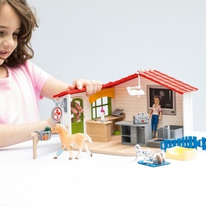 Set de Joaca Veterinar Schleich Farm World 42502 cu 43 Piese - Img 6