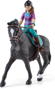 Set de joc Schleich Horse Club Lisa si Storm, 10 piese, pentru copii de la 5 ani - Img 4