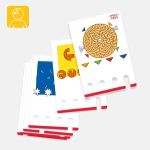 Set de Jocuri Logice HABA Logic CASE Starter Set 77 Riddles pentru copii 7 ani - Img 4