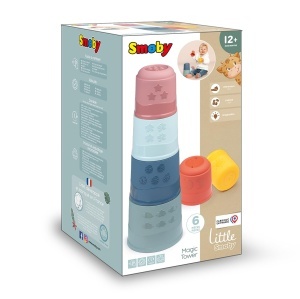 Set de jocuri pentru copii Smoby Magic Tower, 6 piese, colorat, din plastic - Img 7