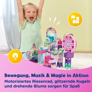 Set de Kugelbahn VTech Marble Rush Fairy Garden M500 E cu 78 piese - Img 3