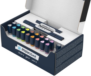 Set de Markere Twin Schneider 040 Paint-It V2, 27 piese, 10 culori, cu varf pensula si varf rotund - Img 7