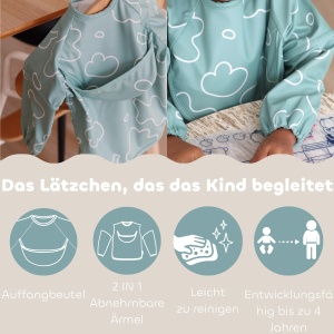 Set de Masa pentru Bebei BEABA, 4 Luni, Oferte Sanatoase, Culoare Salvie - Img 5