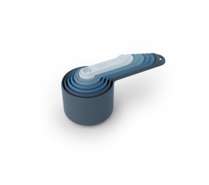 Set de masuri Joseph Joseph Nest 8 piese design compact albastru