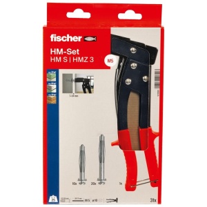 Set de Montaj pentru Hohlraumbefestigung Fischer, 60 Elemente, cu Zanga de Montaj - Img 2