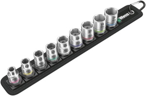 Set de Nuci Wera 05003973001, 9 piese, Textilgurt, 38