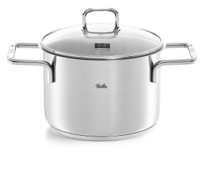 Set de Oale Fissler SatiTherm 5 piese, inox 1810, cu capac din sticla, inductie - Img 2
