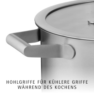 Set de Oale WMF Comfort Line 5 piese, Cromargan inox, cu capac din sticla, inductie - Img 5