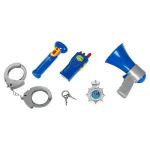 Set de Politie Theo Klein cu Lanterna, Walkie-Talkie, Megafon si Mansete pentru Copii - Img 6