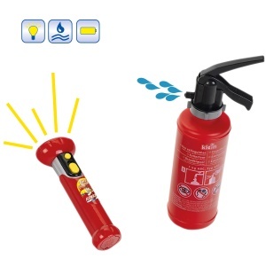 Set de Pompieri Otto-Simon 8950-TK, 7 piese, cu extinctor si lanterna - Img 3