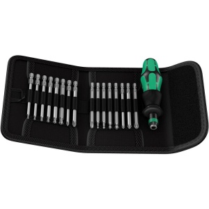 Set de scule Wera Kraftform Kompakt 60 KK, 17 piese, cu maner ergonomic