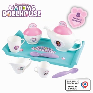 Set de Servire pentru Ceai Gabbys Dollhouse Smoby - 8 Piese, Plastic, pentru Copii de la 3 Ani - Img 8