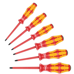 Set de surubelnite izolate Wera 167 i6, 6 piese, maner Kraftform Plus