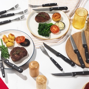 Set de Tacamuri Steak Russell Hobbs, 12 piese, inox, ergonomic, pentru 6 persoane - Img 5
