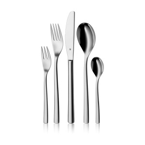 Set de Tacamuri WMF Palermo pentru 6 Persoane, 30 Piese, Cromargan Inox, Spalare Automata