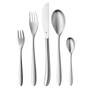 Set de Tacamuri WMF Silk pentru 6 Persoane, 30 Piese, Cromargan Inox Matt