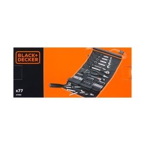 Set de unelte auto BLACKDECKER A7063, 77 piese, cu rola de transport - Img 6