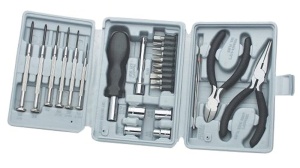 Set de unelte Bruder Mannesmann 26 piese M29300 caseta pliabila 3 sectiuni durabilitate ridicata