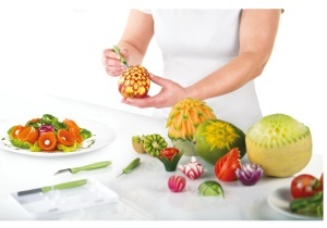 Set de unelte pentru sculptat Tescoma PRESTO, 3 piese, cu maner ergonomic - Img 3