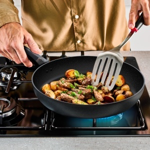 Set de Vase Tefal Stone Black On, 8 piese, antiaderente, rezistente la zgarieturi - Img 6