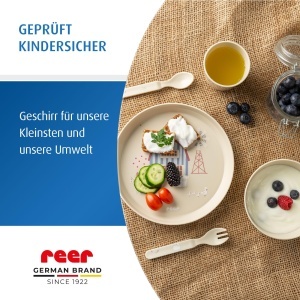 Set de vesela pentru copii reer Little Farm, 5 piese, ergonomic, sigur - Img 2
