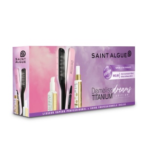 Set Demeliss Dampfglatter Titanium DREAMS EDITION, 40 ml aburi, 100 ml keratina - Img 5