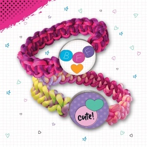 Set DIY pentru bratari Simba Fashion Flash - 10 bratari colorate, pentru copii de la 5 ani - Img 3