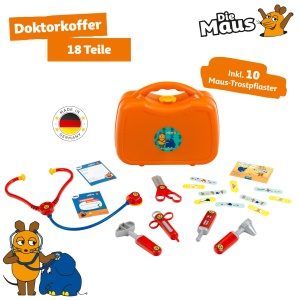 Set Doctor Mouse Theo Klein 4305 Valiza medicala cu accesorii Jucarie educativa pentru copii - Img 2