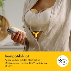 Set Doppelpumpset Medela Hands-Free pentru Pompa de San 2 Cups, Ultralegerez, Anatomice - Img 8