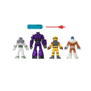 Set Figurine Imaginext Fisher-Price HGT28 cu 4 personaje mobile pentru copii 3-8 ani - Img 3
