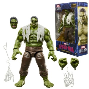 Set Figurine Marvel Legends Hulk si Spider-Man, 15 cm, 5 accesorii - Img 3