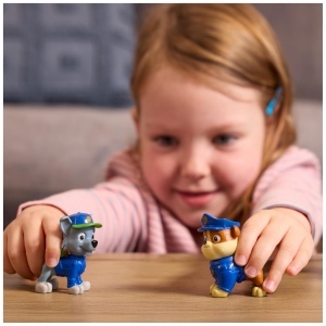 Set Figurine PAW Patrol Chase, Marshall, Skye, Rubble, Rocky, Zuma, Ryder, 7 personaje, 6 cm - Img 9