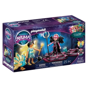 Set Figurine PLAYMOBIL Adventures of Ayuma, Zana Cristal si Zana Liliac, 7 ani