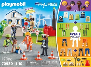 Set Figurine PLAYMOBIL My Figures 70980 Misiune de Salvare, 120 piese, 6 figurine - Img 3