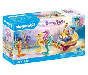 Set Figurine PLAYMOBIL Princess Magic 71500 cu Seepferdchen si Dekomuscheln