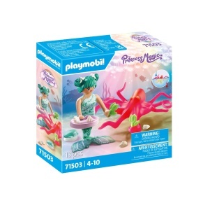 Set Figurine PLAYMOBIL Princess Magic 71503, cu caracatita colorata, pentru copii de la 4 ani