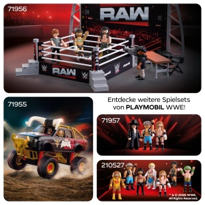 Set Figurine PLAYMOBIL WWE cu Hulk Hogan, Stone Cold, John Cena si Accesorii - Img 5