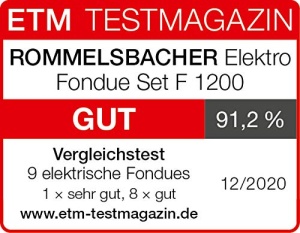 Set fondue electric Rommelsbacher F 1200 25L 6 furculite control tactil 1200W - Img 8