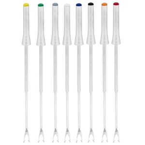 Set fondue WMF Lono pentru 8 persoane, fondue electric, 1400 W, reglare temperatura, suport furculita, oala cu inductie 1.2l, oala fierbinte, otel inoxidabil mat - Img 13