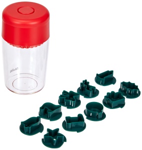Set forme de prajituri IBILI Linzer Craciun 10 bucati multicolor plastic